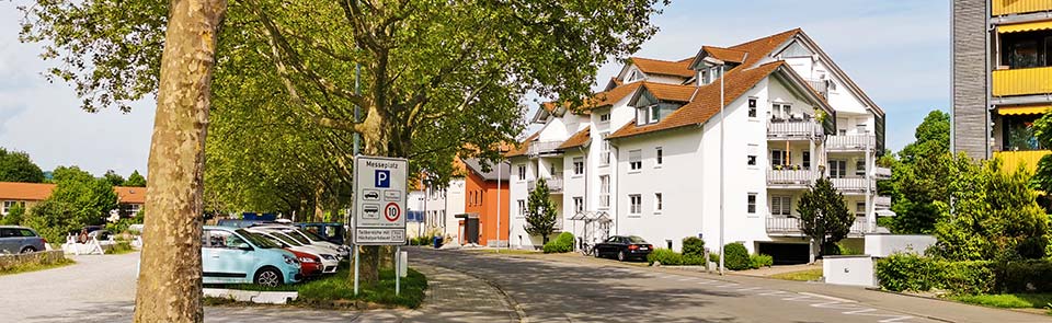 Die Praxis gegenüber vom Messeplatz in Radolfzell